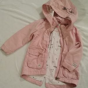 Pink Girls Toddler Jacket